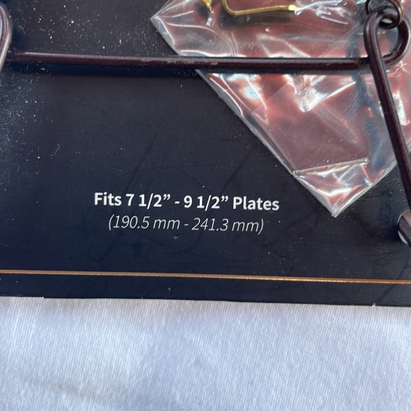 Pottery Barn Plate Hangers 7.5”-9.5” - Picture 2 of 3